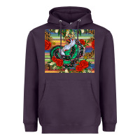 Plum flamenco dancer tumbler Heavyweight Hoodie - BundleAndBundleShop