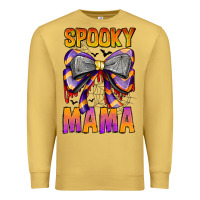 Antique Gold Spooky Mama Premium Sweatshirt - CowhideDigitalArt