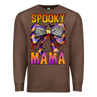 Chestnut Spooky Mama Premium Sweatshirt - CowhideDigitalArt
