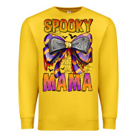 Lemon Spooky Mama Premium Sweatshirt - CowhideDigitalArt