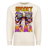 Sandshell Spooky Mama Premium Sweatshirt - CowhideDigitalArt