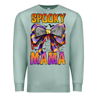 Seafoam Spooky Mama Premium Sweatshirt - CowhideDigitalArt