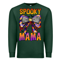 Sports Green Spooky Mama Premium Sweatshirt - CowhideDigitalArt