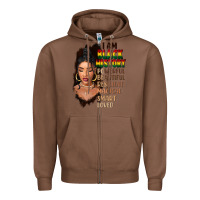 Chestnut I am black history black girl Zipper Hoodie - FaDigitalArtStudio