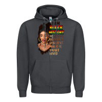 Smoke I am black history black girl Zipper Hoodie - FaDigitalArtStudio