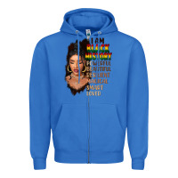 True Royal I am black history black girl Zipper Hoodie - FaDigitalArtStudio