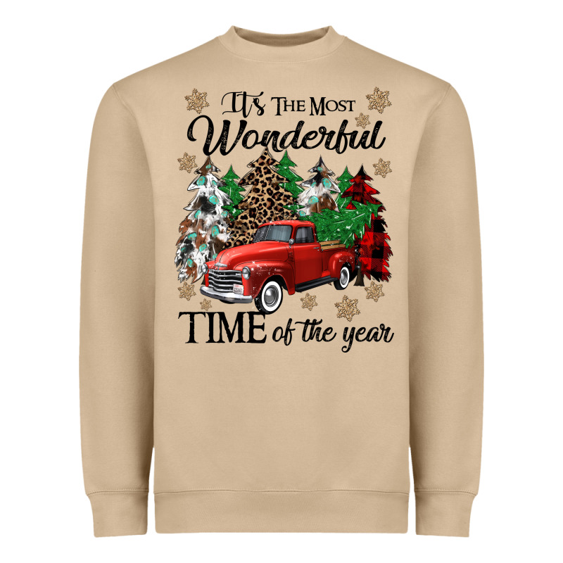 Its The Most Wonderful Time Of The Year Heavyweight Sweatshirt by CowGirlArtShop | Teevron