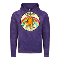 Cloud Purple Radiate Positivity Vintage Hoodie - Bettercallsaul