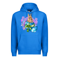 True Royal easter bunny egg flowers Premium Hoodie - RanaPortraitStore