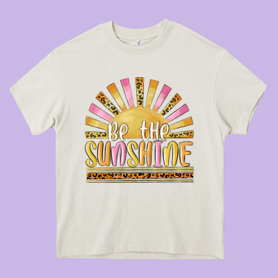 Be The Sunshine Heavy Core Tee Designed By Maliassmallbusiness