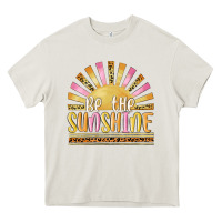 Cream be the sunshine Heavy Core Tee - MaliasSmallBusiness