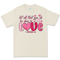 Bone let all that you do be done in love Premium Tee - MaliasSmallBusiness