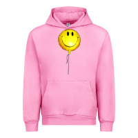 Fuchsia Pink Balloon smile Urban Hoodie - Artiststas