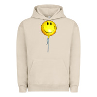 Pigment French Oak Balloon smile Urban Hoodie - Artiststas
