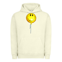Pigment Pistachio Balloon smile Urban Hoodie - Artiststas