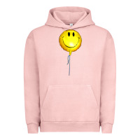 Pigment Salmon Balloon smile Urban Hoodie - Artiststas