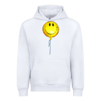 White Balloon smile Urban Hoodie - Artiststas