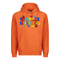 Carrot Embrace differences Premium Hoodie - FaDigitalArtStudio