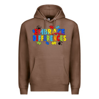 Chestnut Embrace differences Premium Hoodie - FaDigitalArtStudio