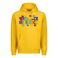 Lemon Embrace differences Premium Hoodie - FaDigitalArtStudio