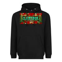 Black latina license plate Heavyweight Hoodie - BundleAndBundleShop
