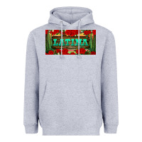 Heather Grey latina license plate Heavyweight Hoodie - BundleAndBundleShop