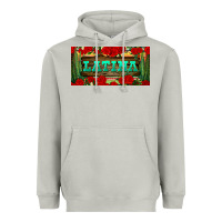 Moon Dust latina license plate Heavyweight Hoodie - BundleAndBundleShop