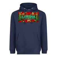 Navy latina license plate Heavyweight Hoodie - BundleAndBundleShop