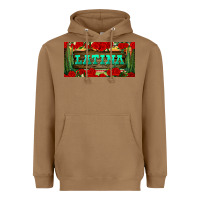 Toasted Coconut latina license plate Heavyweight Hoodie - BundleAndBundleShop