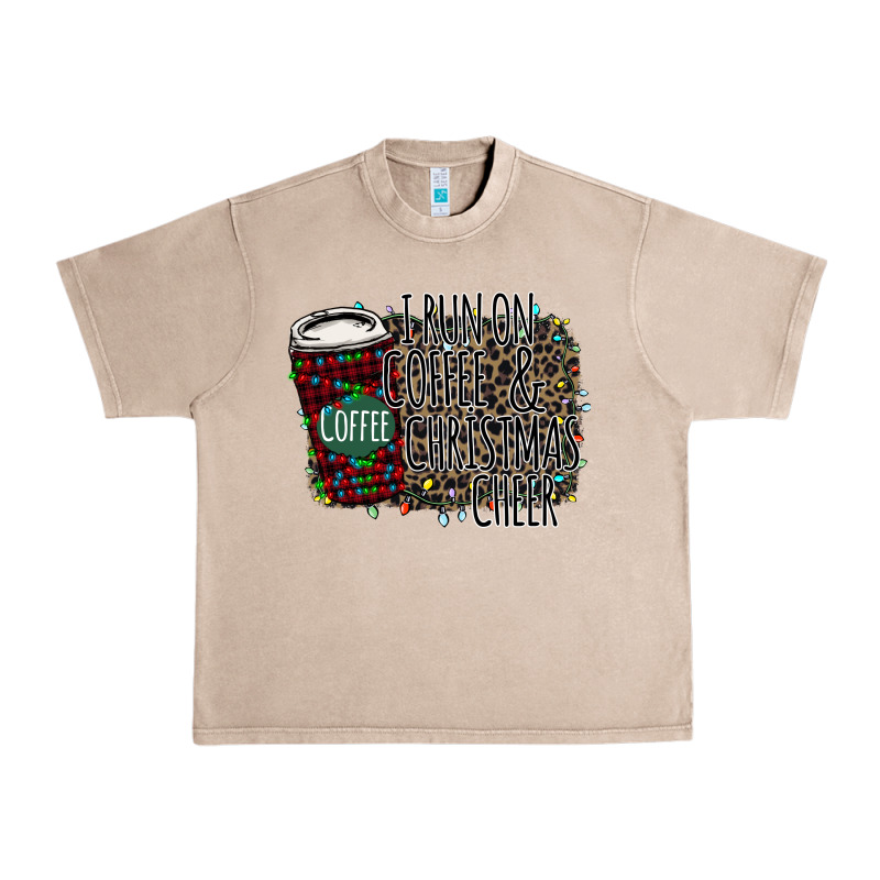 I Run On Coffee And Christmas Cheer Urban Heavy Tee by Bettercallsaul | Teevron