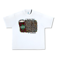 White I Run on Coffee and Christmas Cheer Urban Heavy Tee - Bettercallsaul