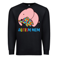 Black autism awareness autism mom Premium Sweatshirt - CowhideDigitalArt