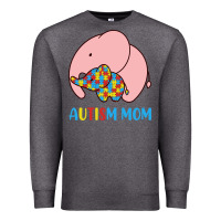 Charcoal Heather autism awareness autism mom Premium Sweatshirt - CowhideDigitalArt