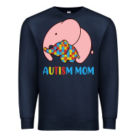 Navy autism awareness autism mom Premium Sweatshirt - CowhideDigitalArt