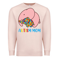 Pale Pink autism awareness autism mom Premium Sweatshirt - CowhideDigitalArt