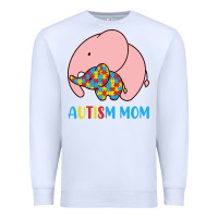 White autism awareness autism mom Premium Sweatshirt - CowhideDigitalArt