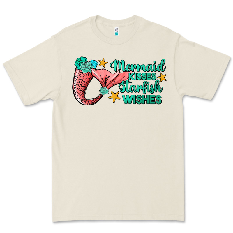 Mermaid Kisses Starfish Wishes Premium Tee by JahusDesignShop | Teevron