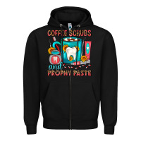 Black Coffee Scrubs And Prophy Paste Dentist Coffee Zipper Hoodie - FaDigitalArtStudio