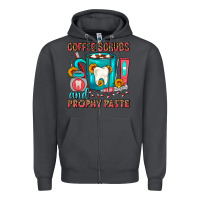 Smoke Coffee Scrubs And Prophy Paste Dentist Coffee Zipper Hoodie - FaDigitalArtStudio