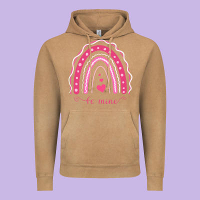 Valentines Day Rainbow Vintage Hoodie Designed By Bettercallsaul