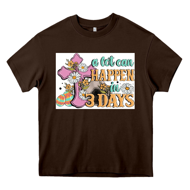A Lot Can Happen In 3 Days Heavy Core Tee by MaliasSmallBusiness | Teevron