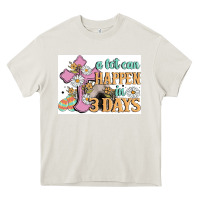 Cream a lot can happen in 3 days Heavy Core Tee - MaliasSmallBusiness