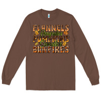 Chestnut Flannels Hayrides Pumpkins Long Sleeve Tee - texasbilliewilder
