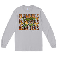 Moon Dust Flannels Hayrides Pumpkins Long Sleeve Tee - texasbilliewilder