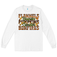 White Flannels Hayrides Pumpkins Long Sleeve Tee - texasbilliewilder