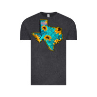 Vintage Black Sunflower Turquoise Texas Vintage Tee - Bettercallsaul