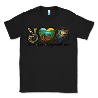 Black peace love largemouth bass Classic Tee - LillyAllenDesigns
