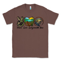 Chestnut peace love largemouth bass Classic Tee - LillyAllenDesigns