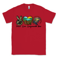 Red peace love largemouth bass Classic Tee - LillyAllenDesigns