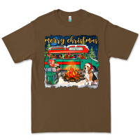 Cacao merry christmas with camper van Premium Tee - NancyCooperArtShop